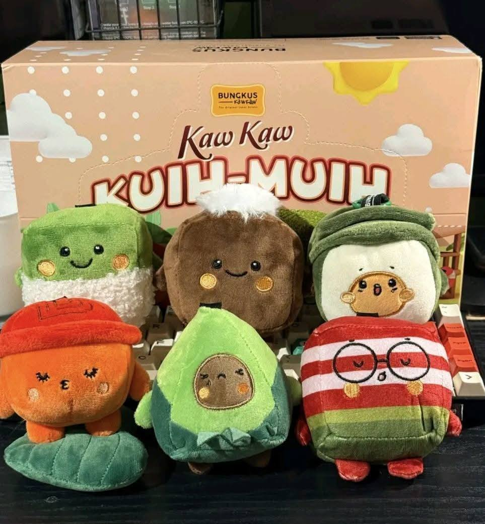 plushies in malaysia - bungkus kaw kaw