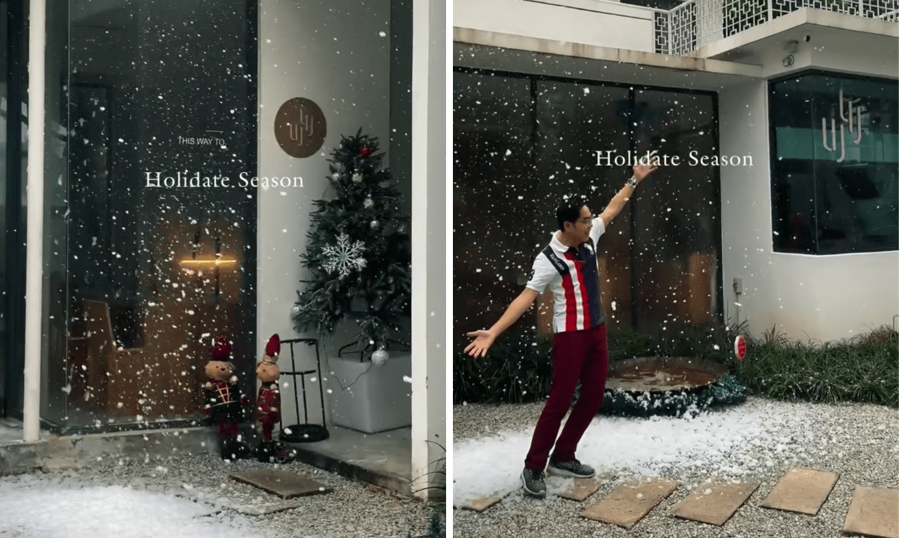 snow & snowfall events in malaysia - sun san bake