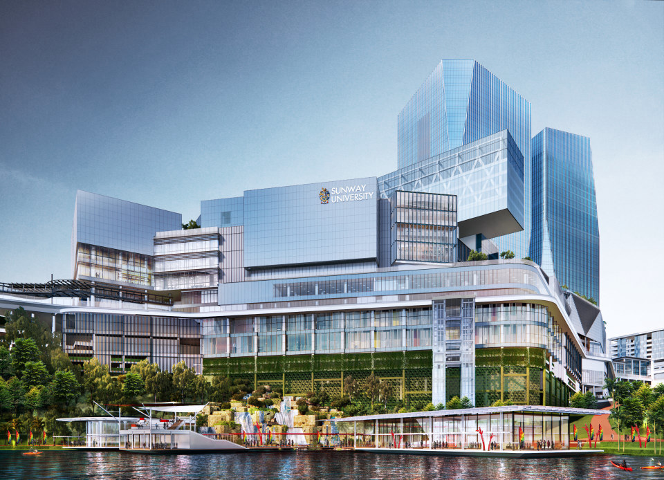 sunway square mall - exterior lakeside