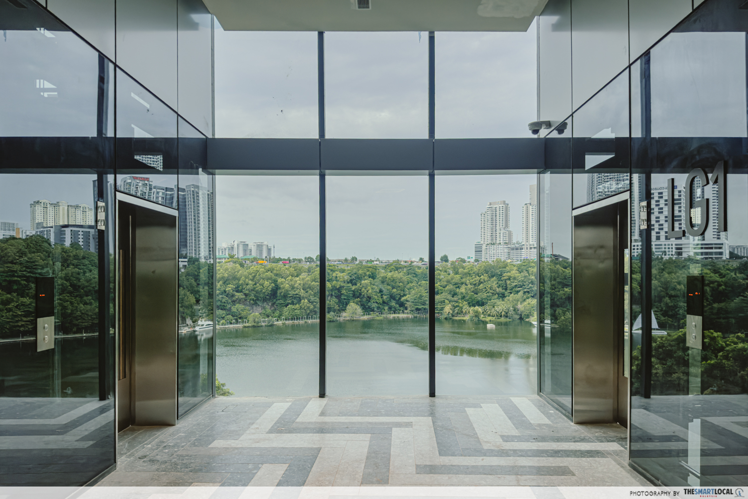 sunway square mall - access to lake