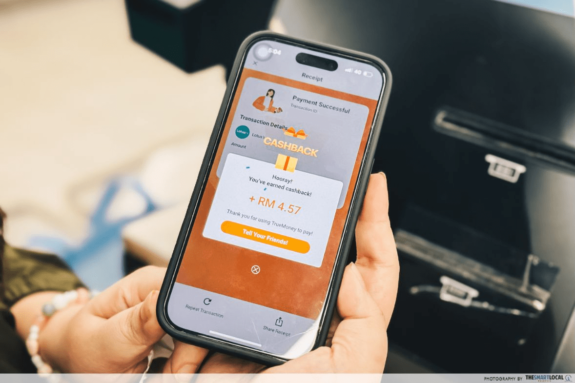 truemoney wallet christmas deals - cashbacks