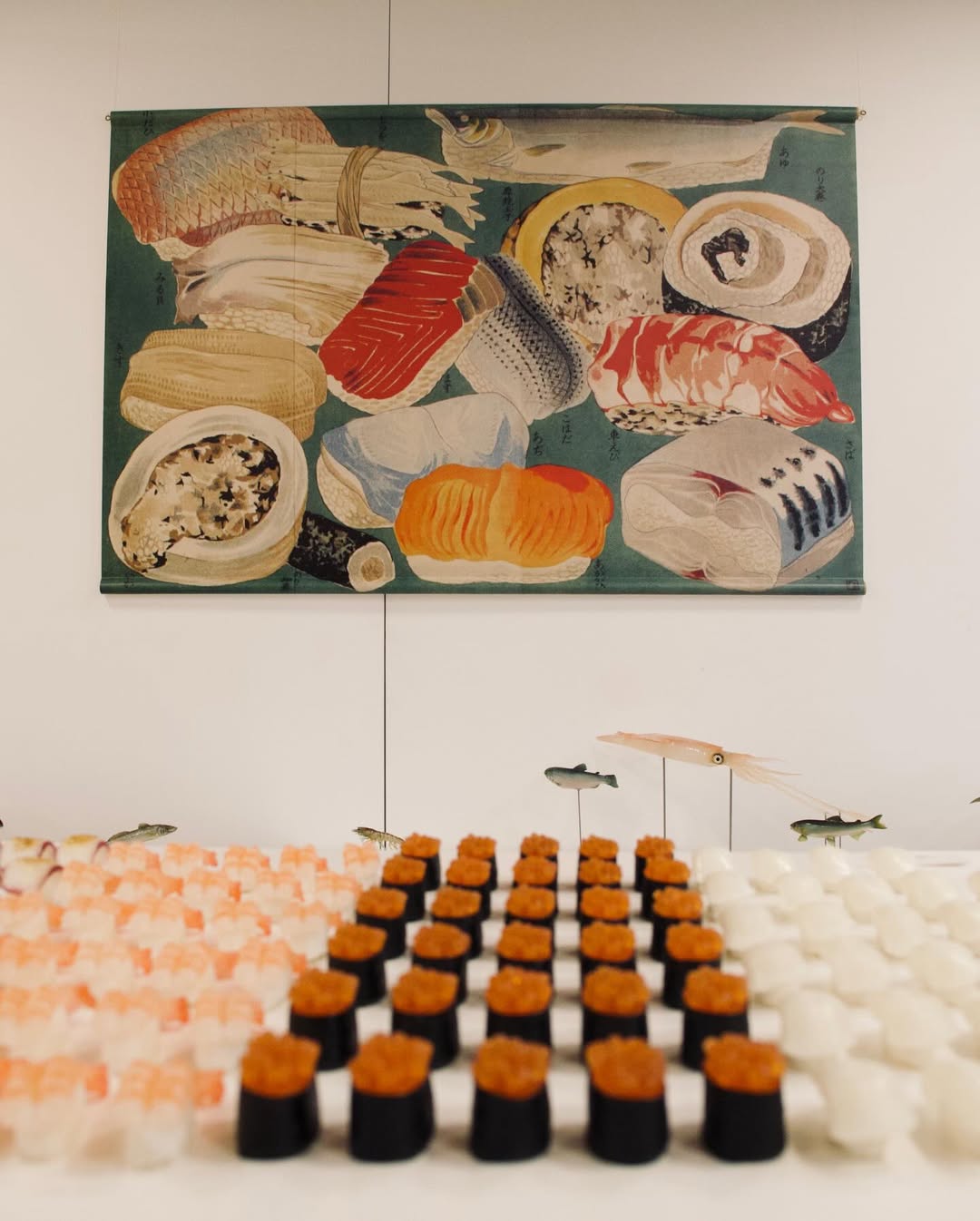 150 samples - I Love Sushi exhibition in KL