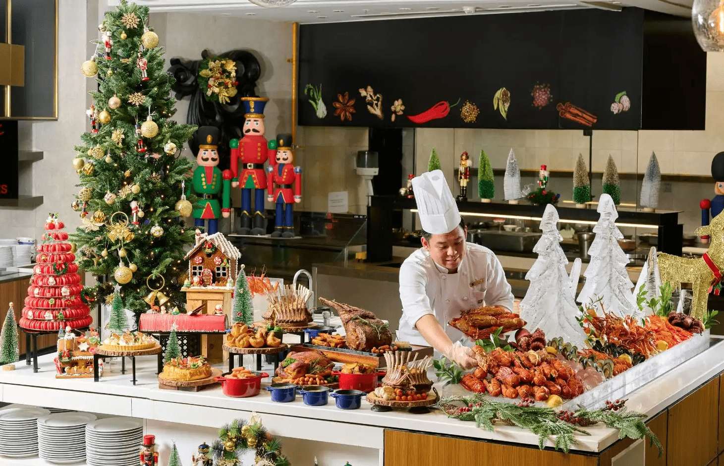 christmas buffets kl - lemon garden