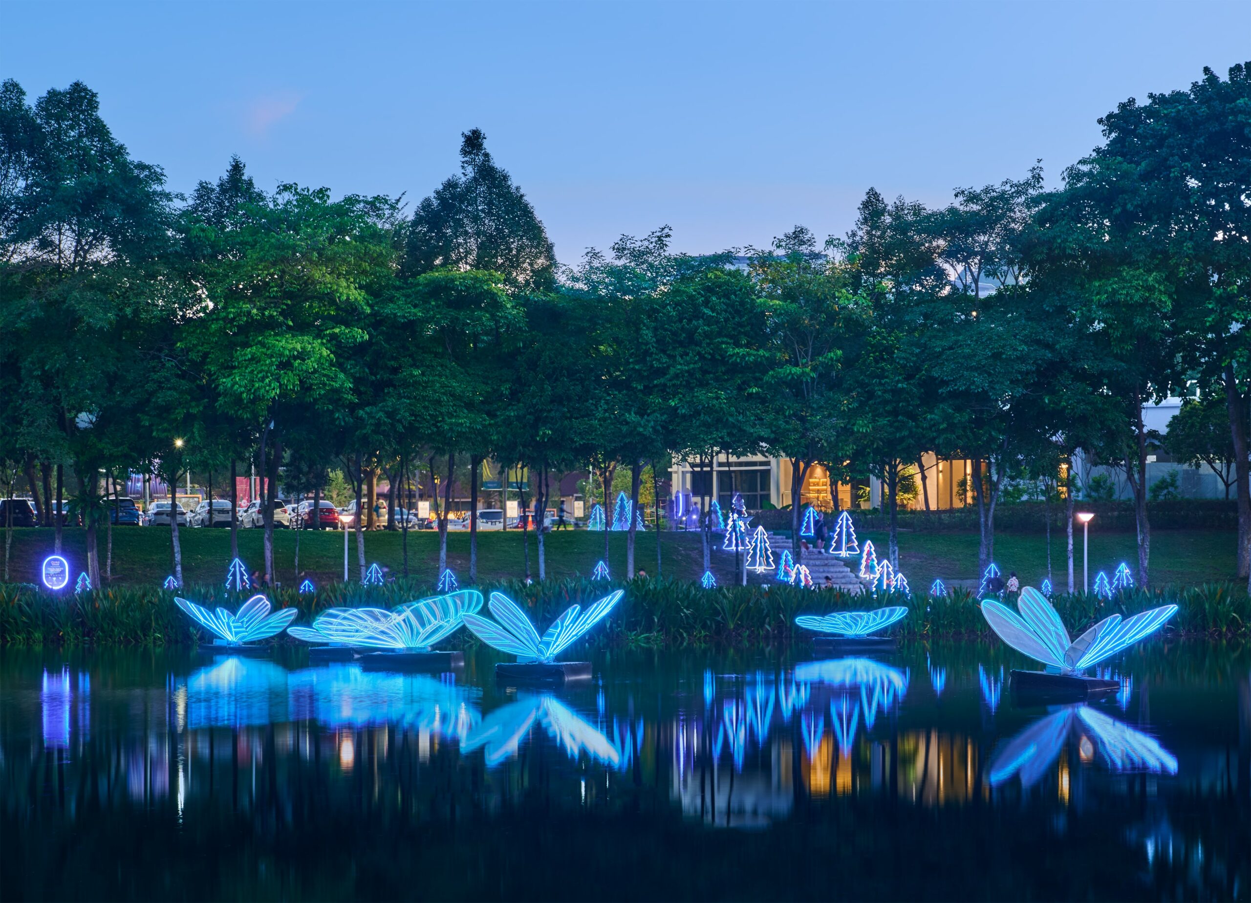 ParkCity Year-End Light Festival - butterflies