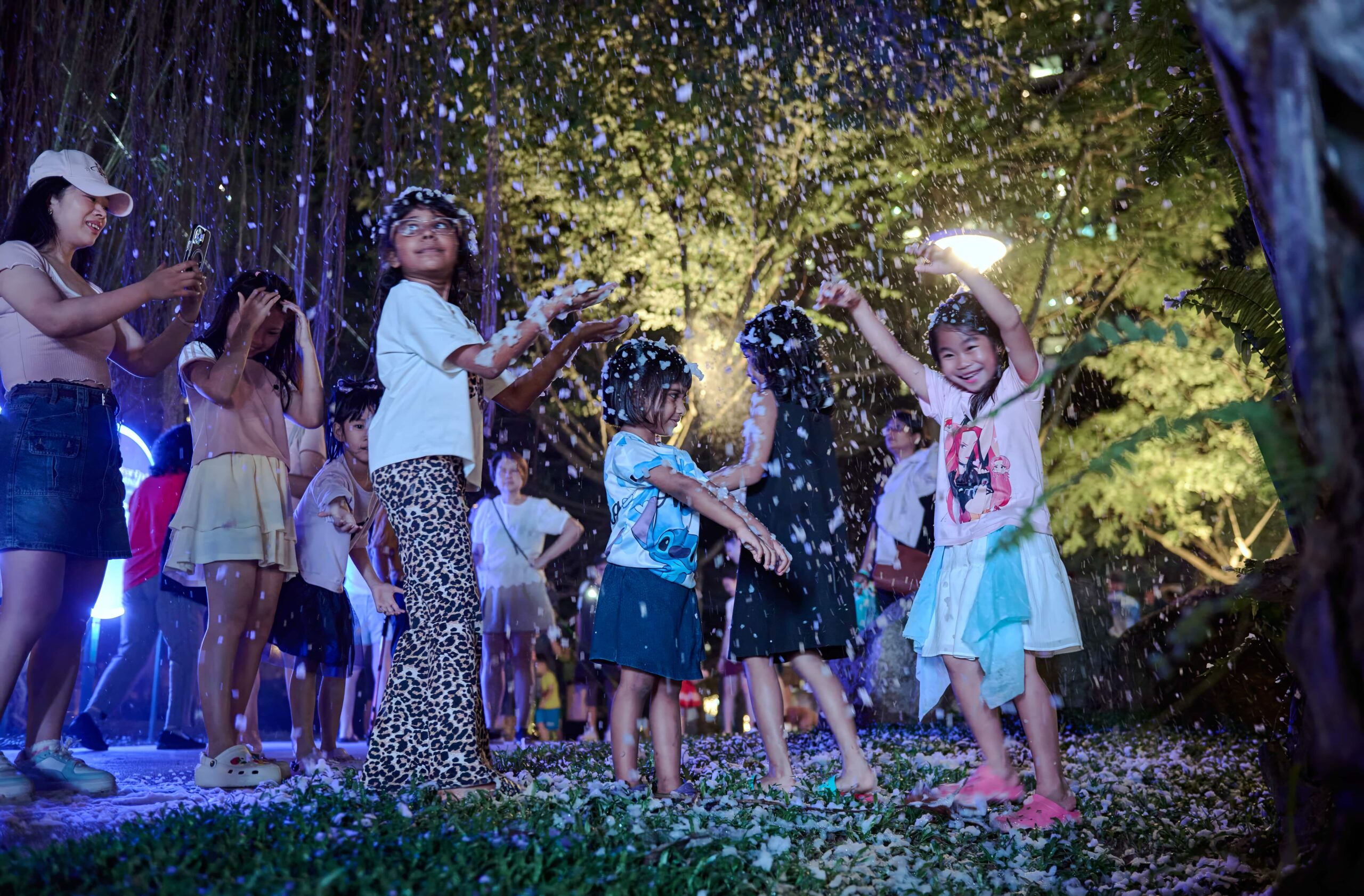 ParkCity Year-End Light Festival - snowfall event