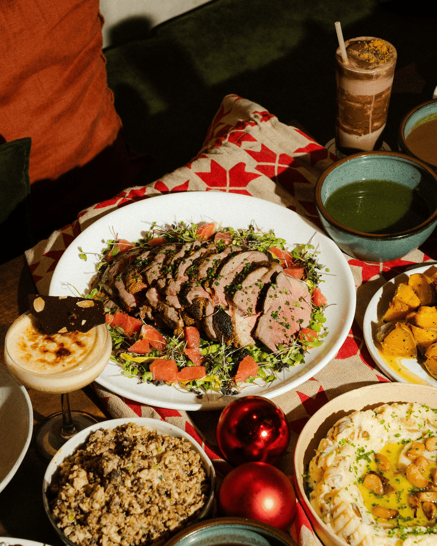 Christmas takeaway spreads