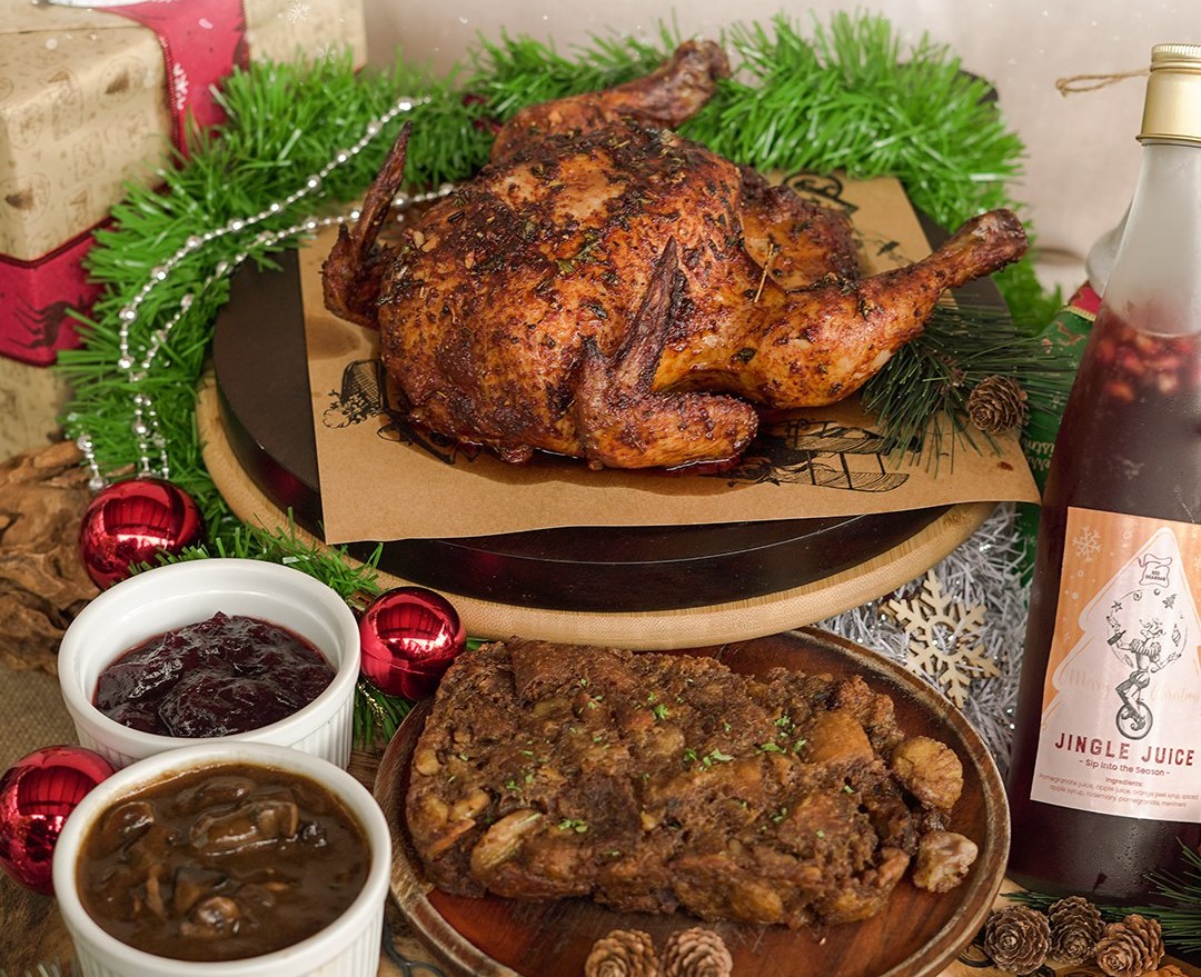 Christmas takeaway spreads