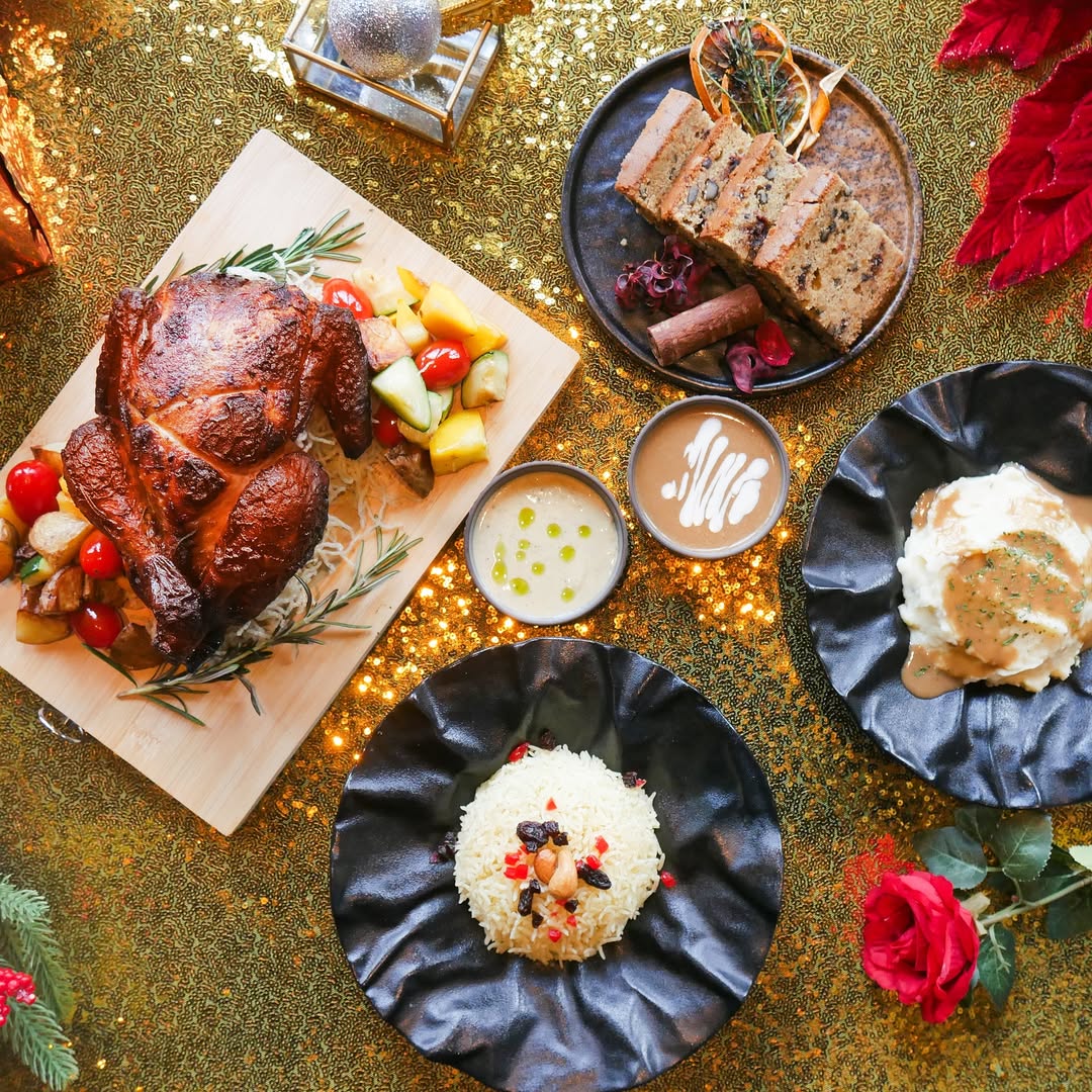 Christmas takeaway spreads