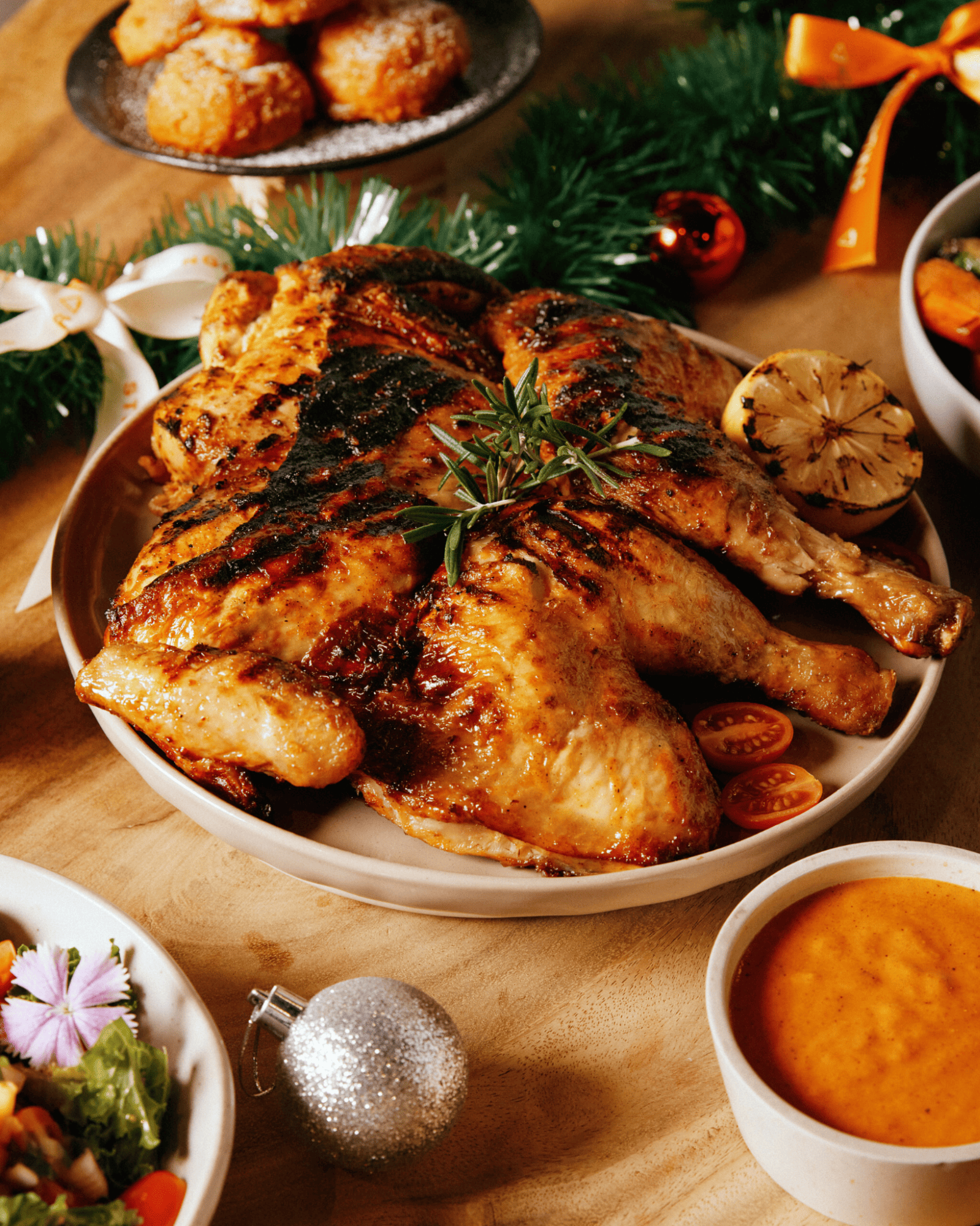 Christmas takeaway spreads