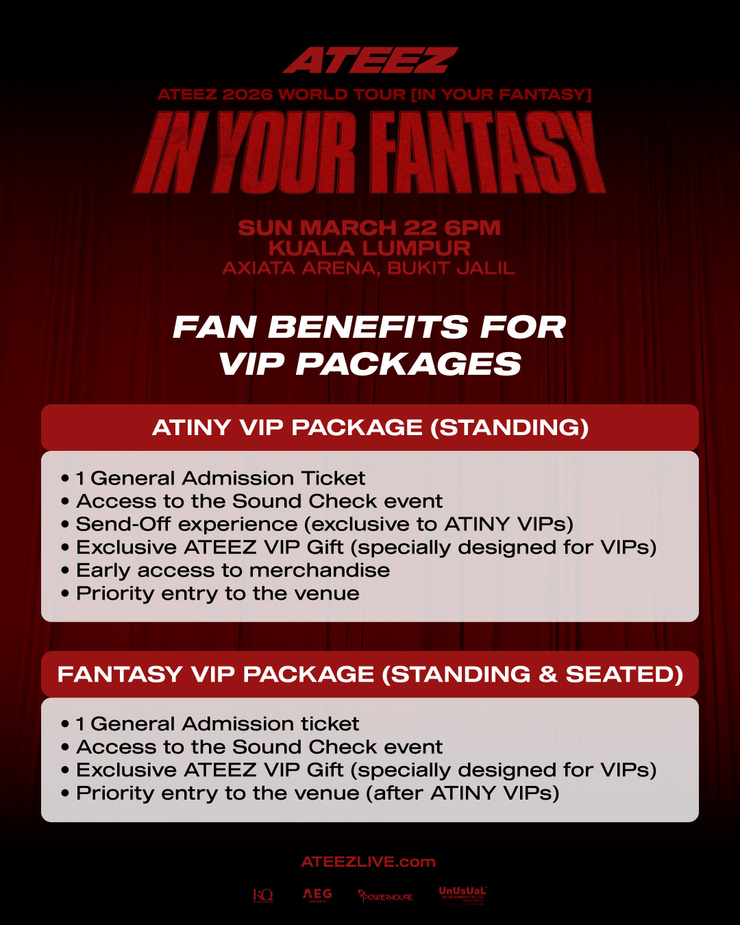 ateez - ticket price