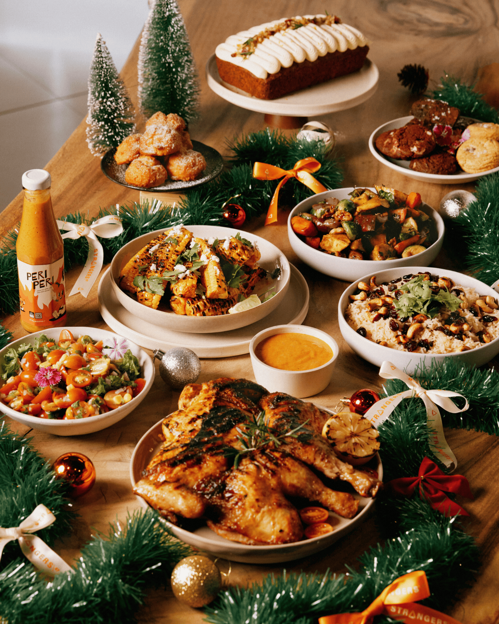 Christmas takeaway spreads