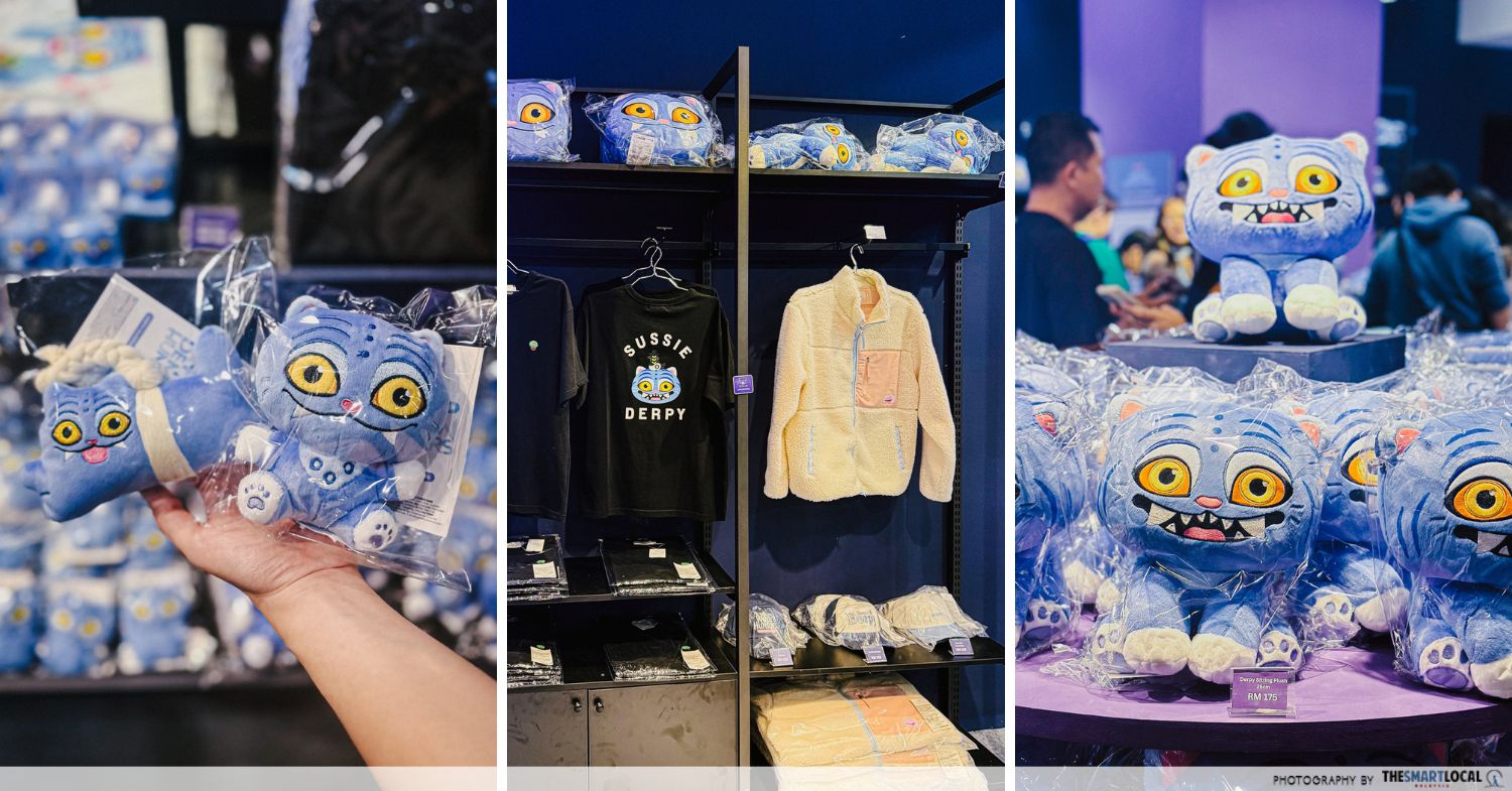 kpop demon hunters pop-up malaysia - derpy & sussie merch