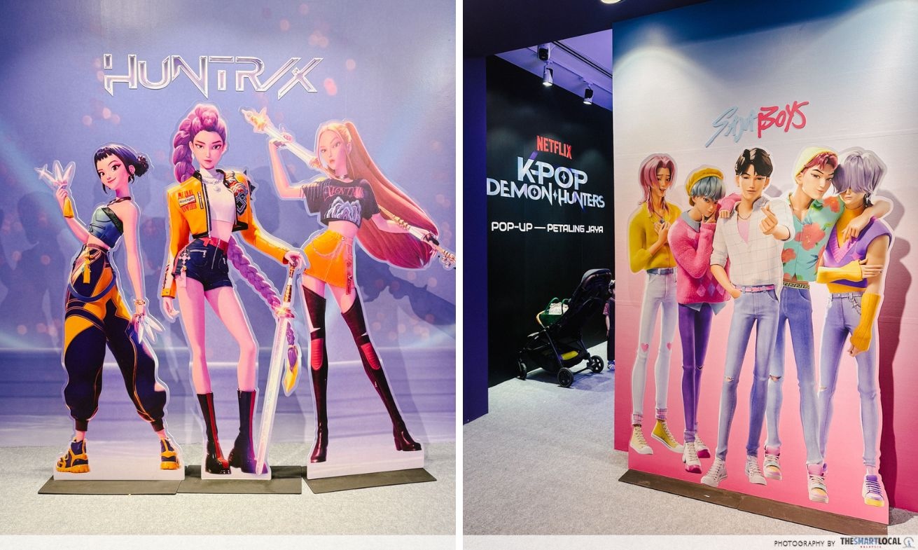 kpop demon hunters pop-up malaysia - photo zones