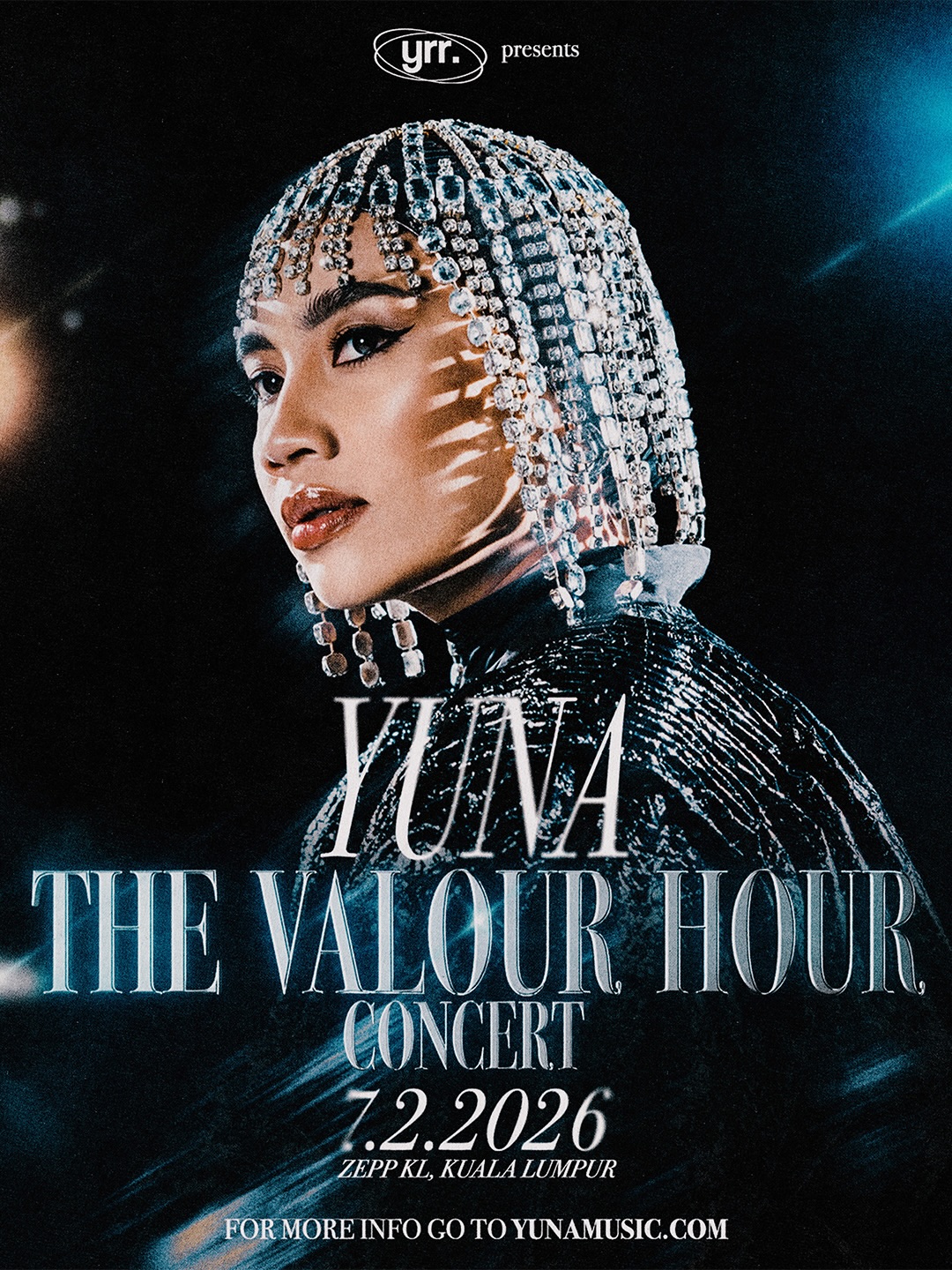 yuna the valour hour concert in malaysia - poster