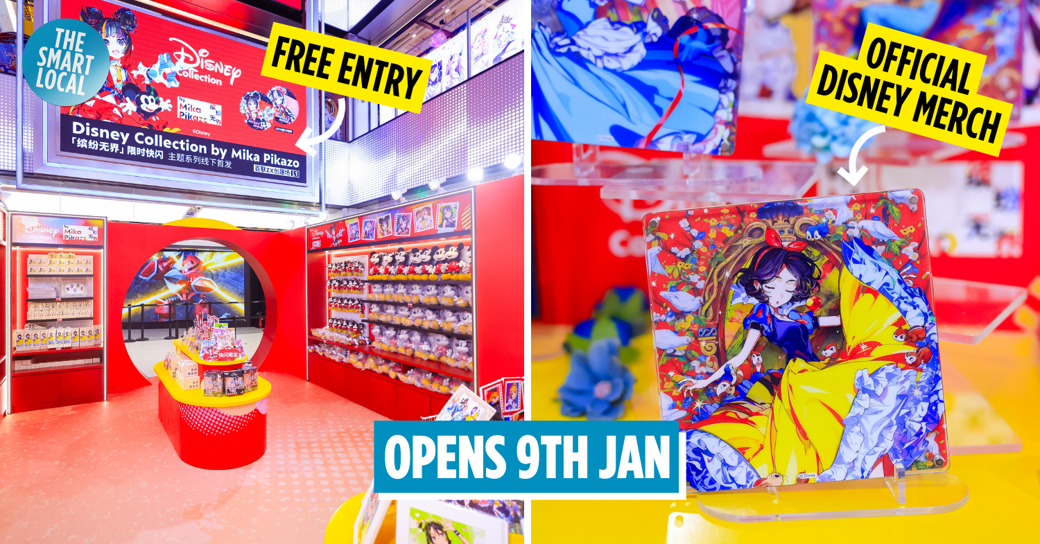 This Disney-Meets-Anime Pop-Up In KL Has Japanese Artist Mika Pikazo’s Take On Disney Princesses & Mickey Mouse