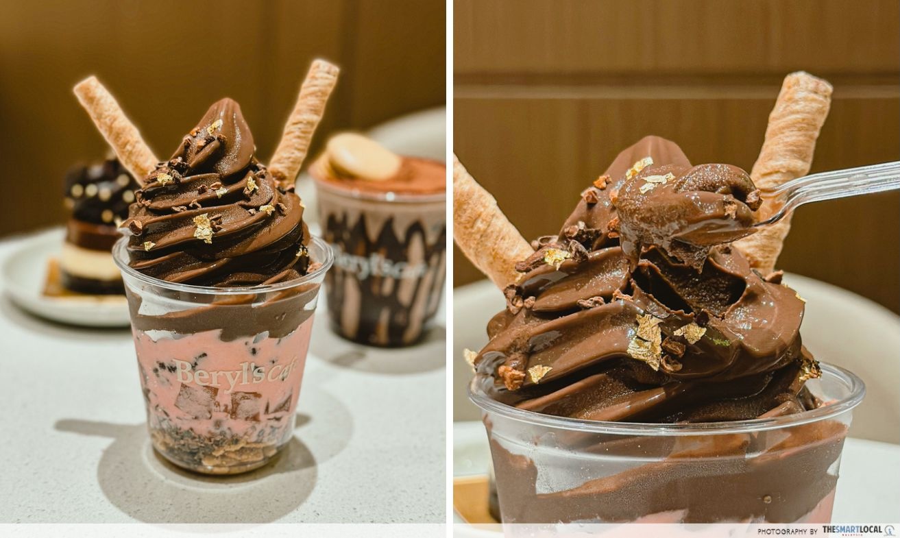 beryl's cafe - dark chocolate parfait