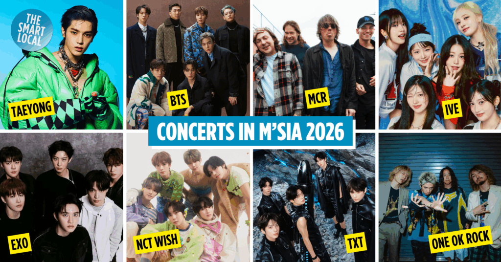 All The Upcoming Live Performances & Concerts Happening In 2026 In Malaysia