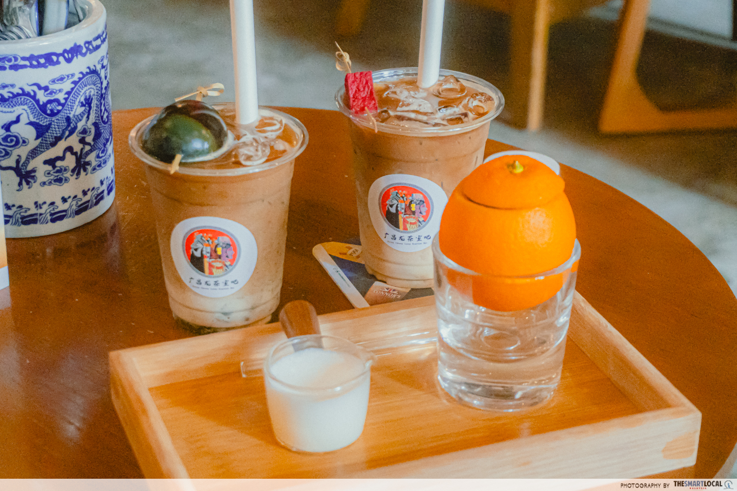 Kwong Cheung Loong Kopitiam Bar - century egg latte