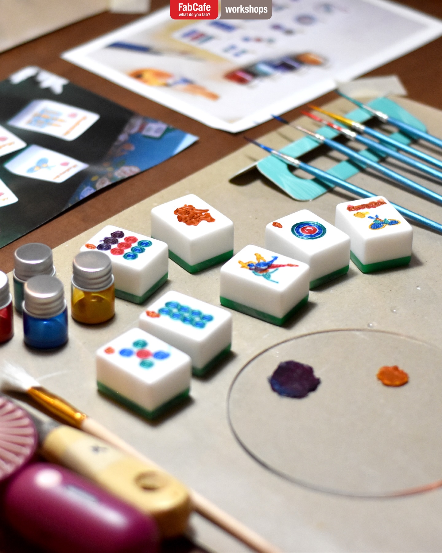 FabCafe mahjong workshop - patterns