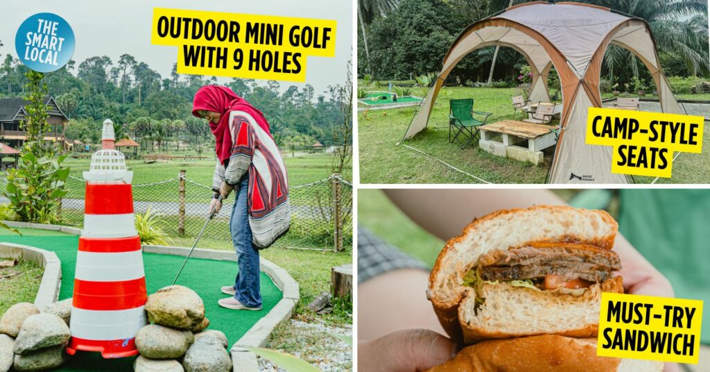 Putters Cafe: Mini Golf With A Side Of Steak Sandwiches & Fresh Orange Juice At This Cafe In Shah Alam