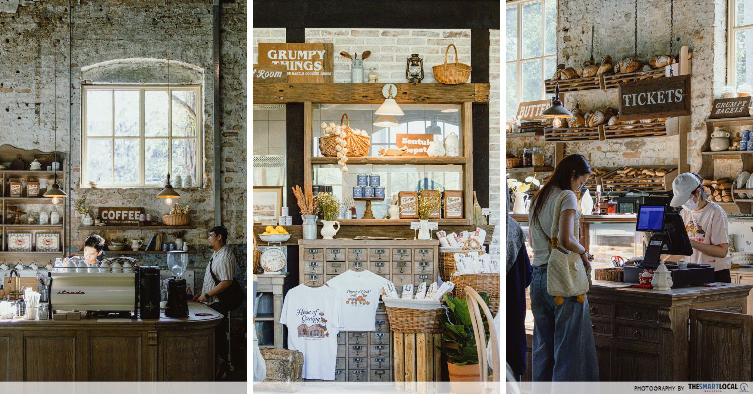 grumpy bagels sentul - ambience