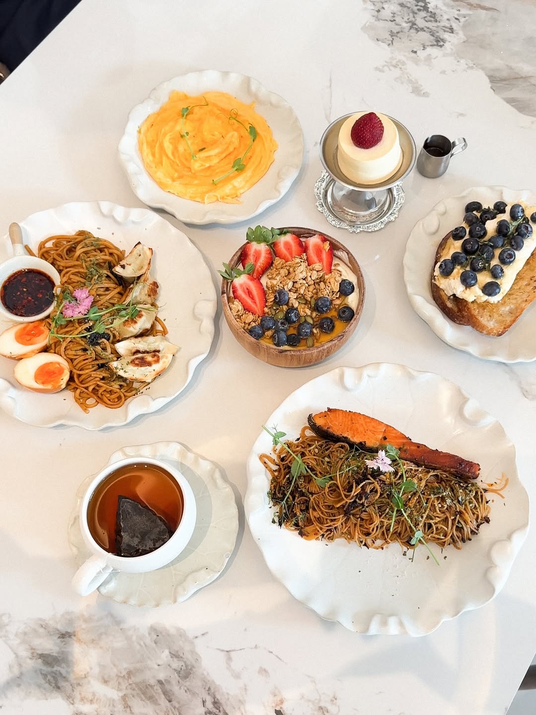 the met corporate towers food - fiancee