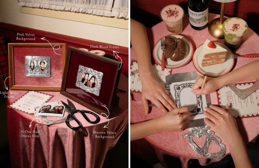 Activities on 14th February-vintage polaroid