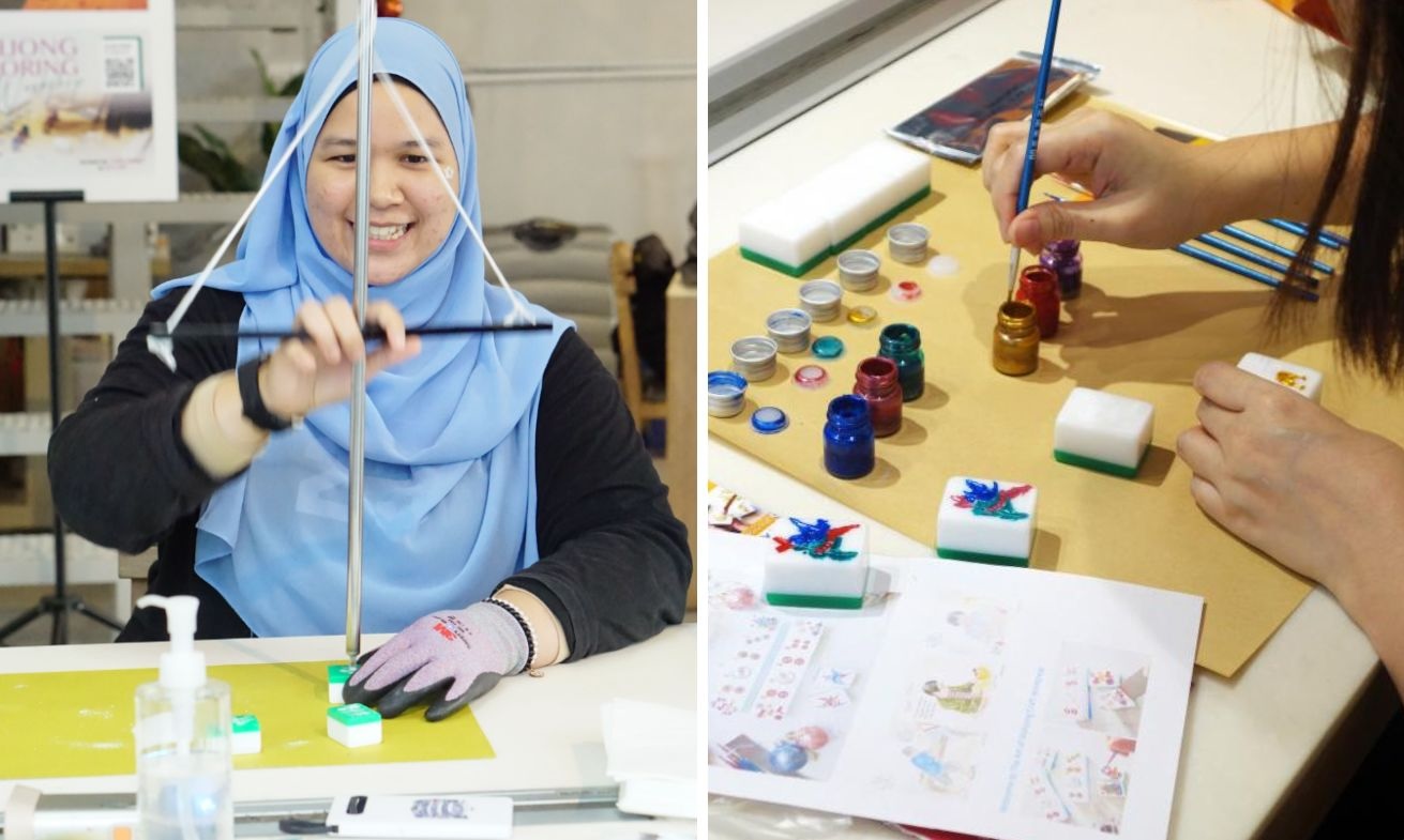 FabCafe mahjong workshop - workshop process