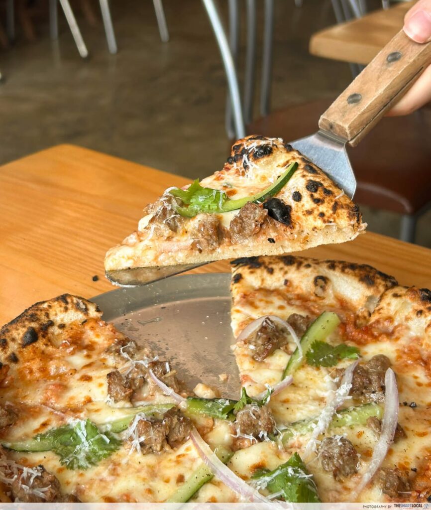 Peanut Satay Lamb Pizza