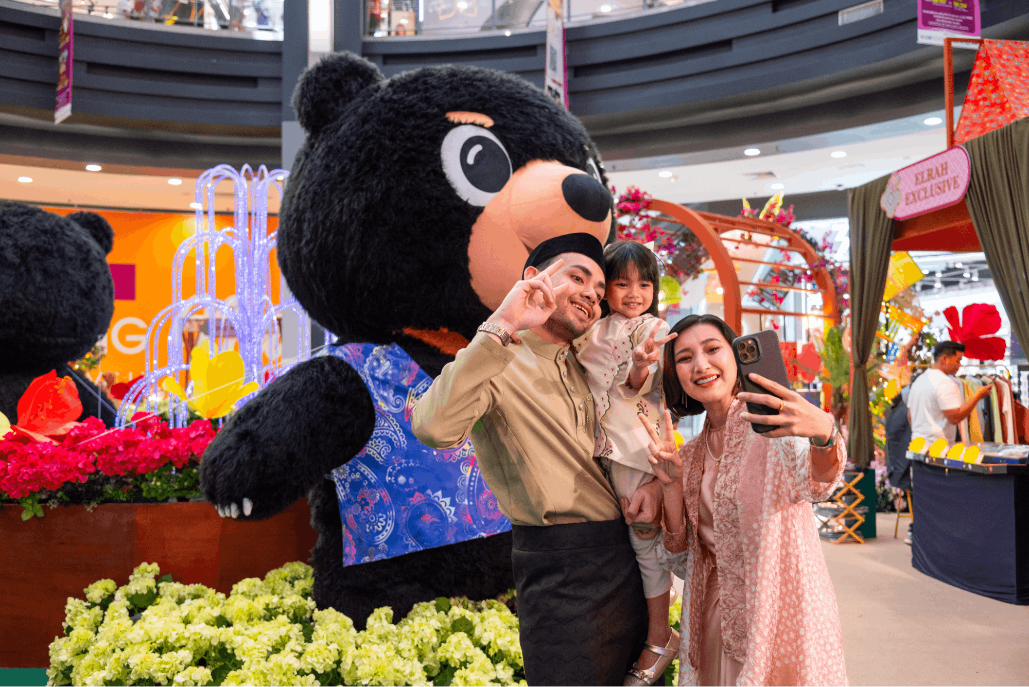 hari raya mall decor - aeon mall