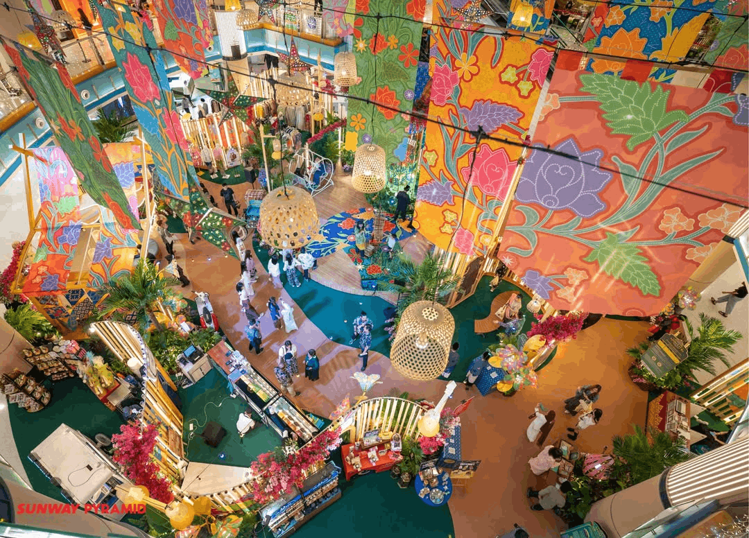 hari raya mall decor 2026 - sunway pyramid
