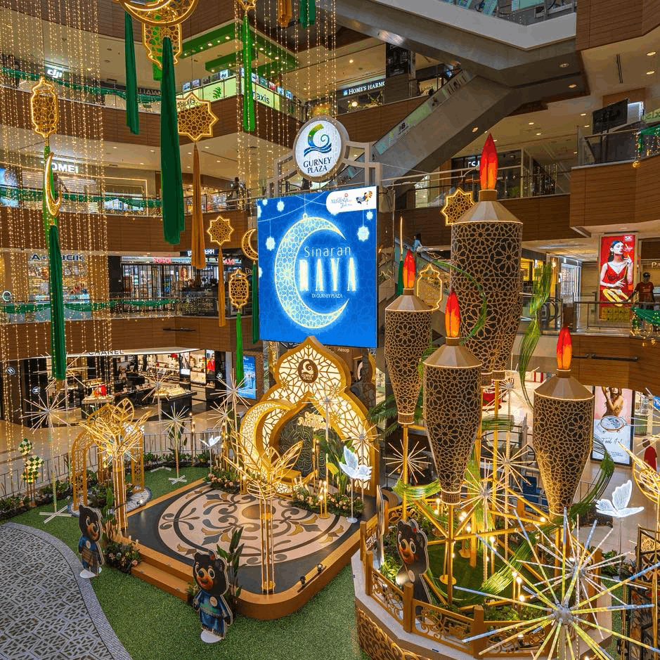 hari raya mall decor 2026 - gurney plaza