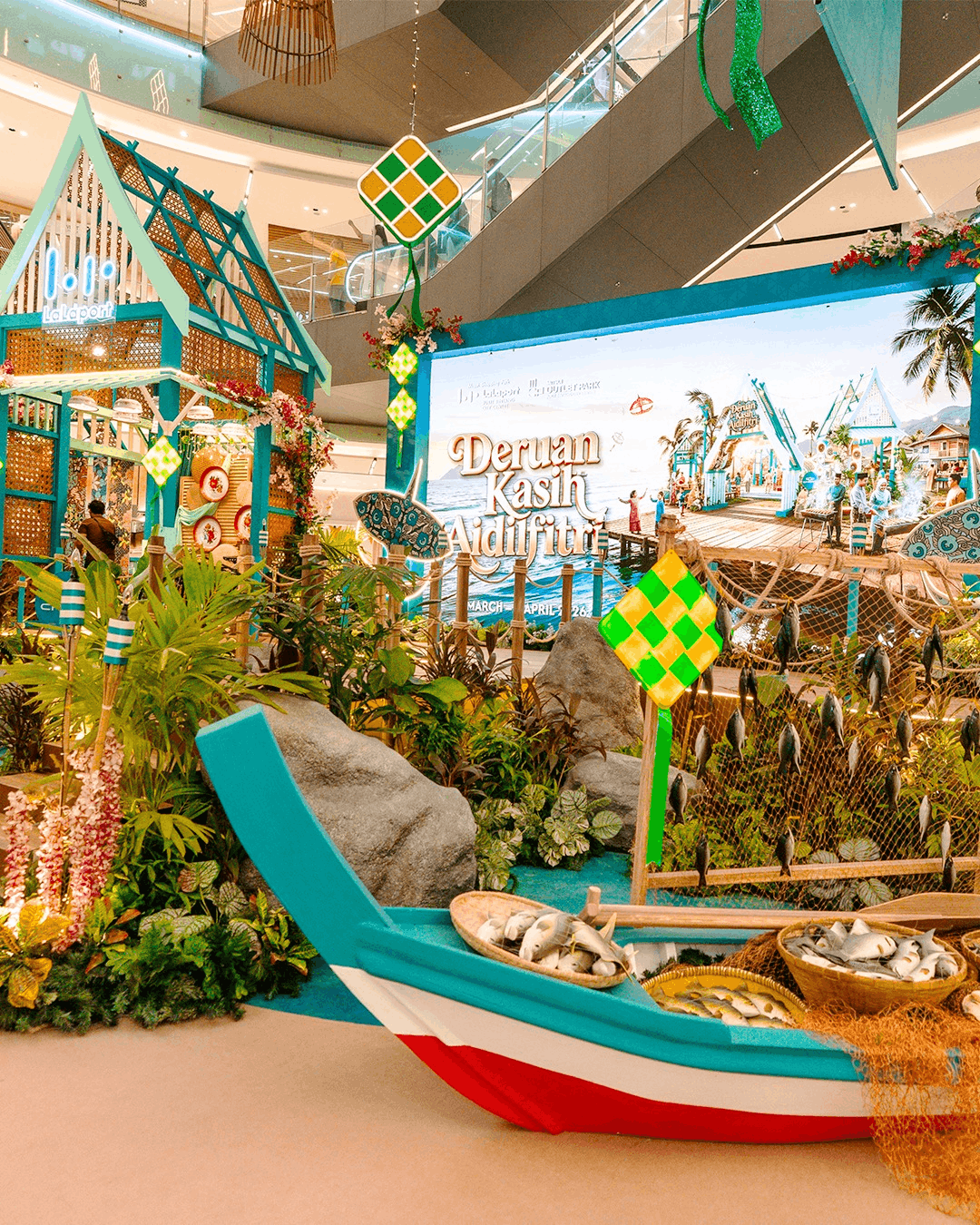 hari raya mall decor 2026 - lalaport