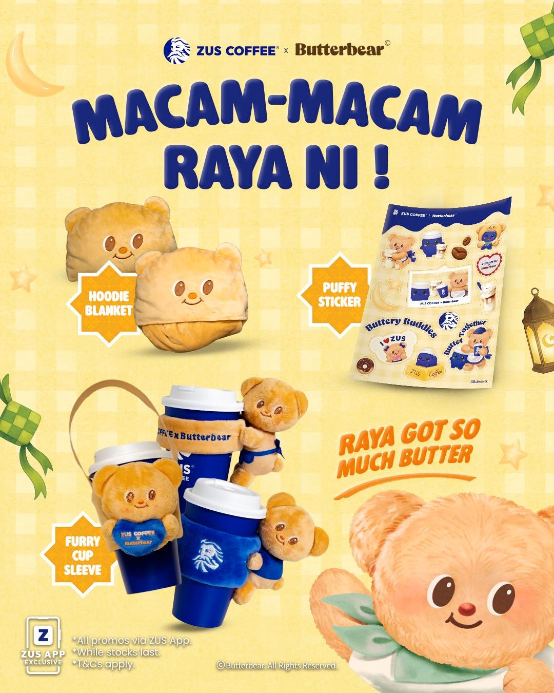 zus x butterbear collab