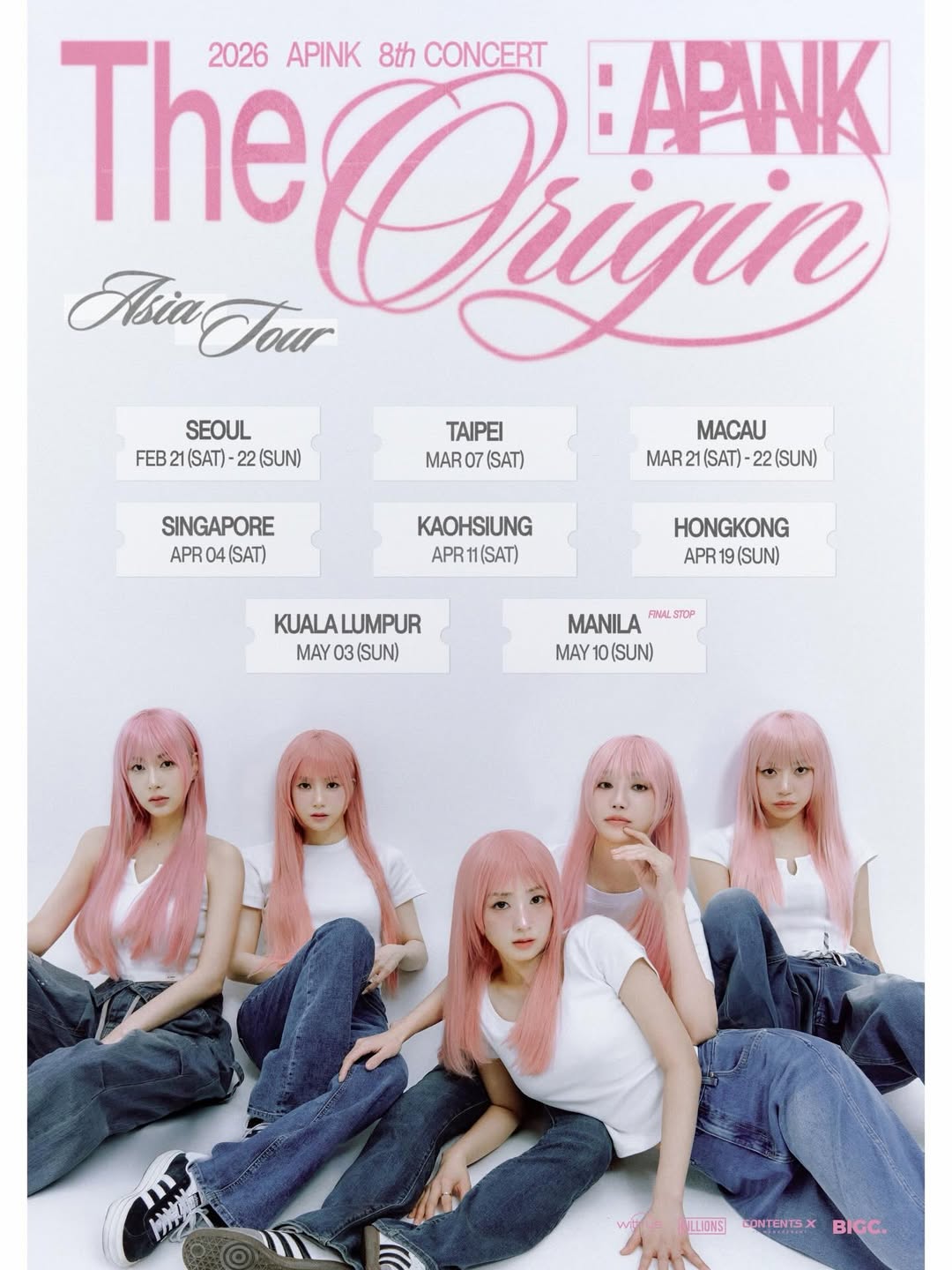 apink kuala lumpur - tour list