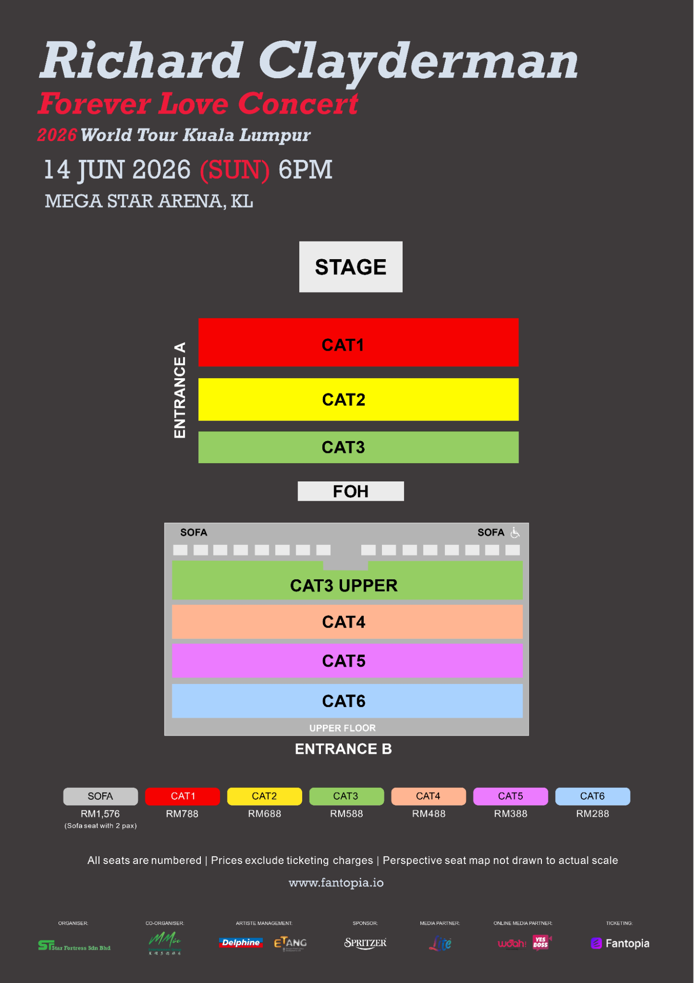 richard clayderman kl - seat map