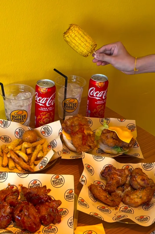 new cafes penang - butter cheezy chicken