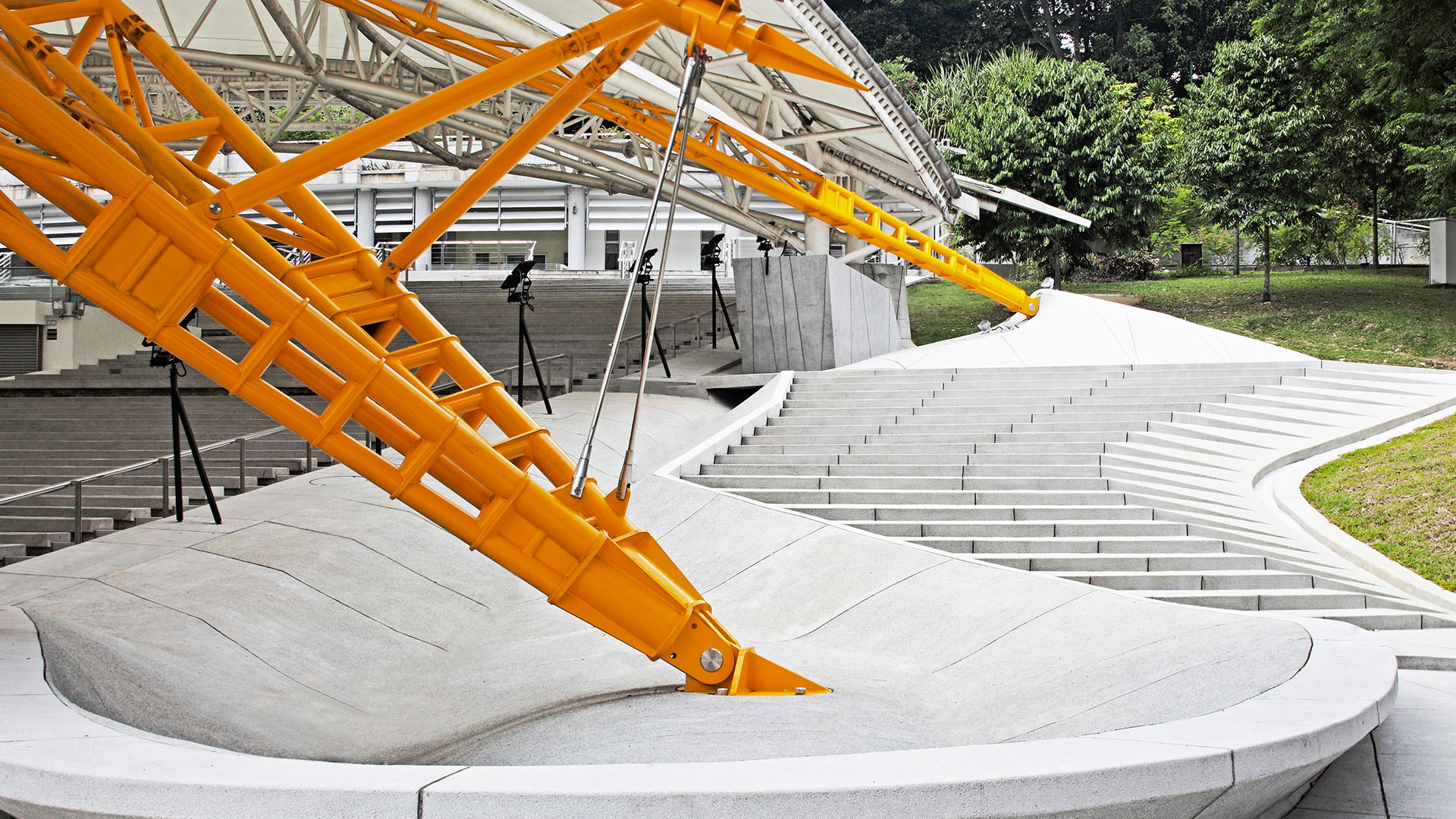 Panggung Anniversary - step seats