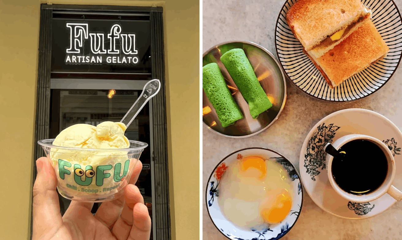 JALAN SANG GUNA - fufu cafe and drury heritage cafe