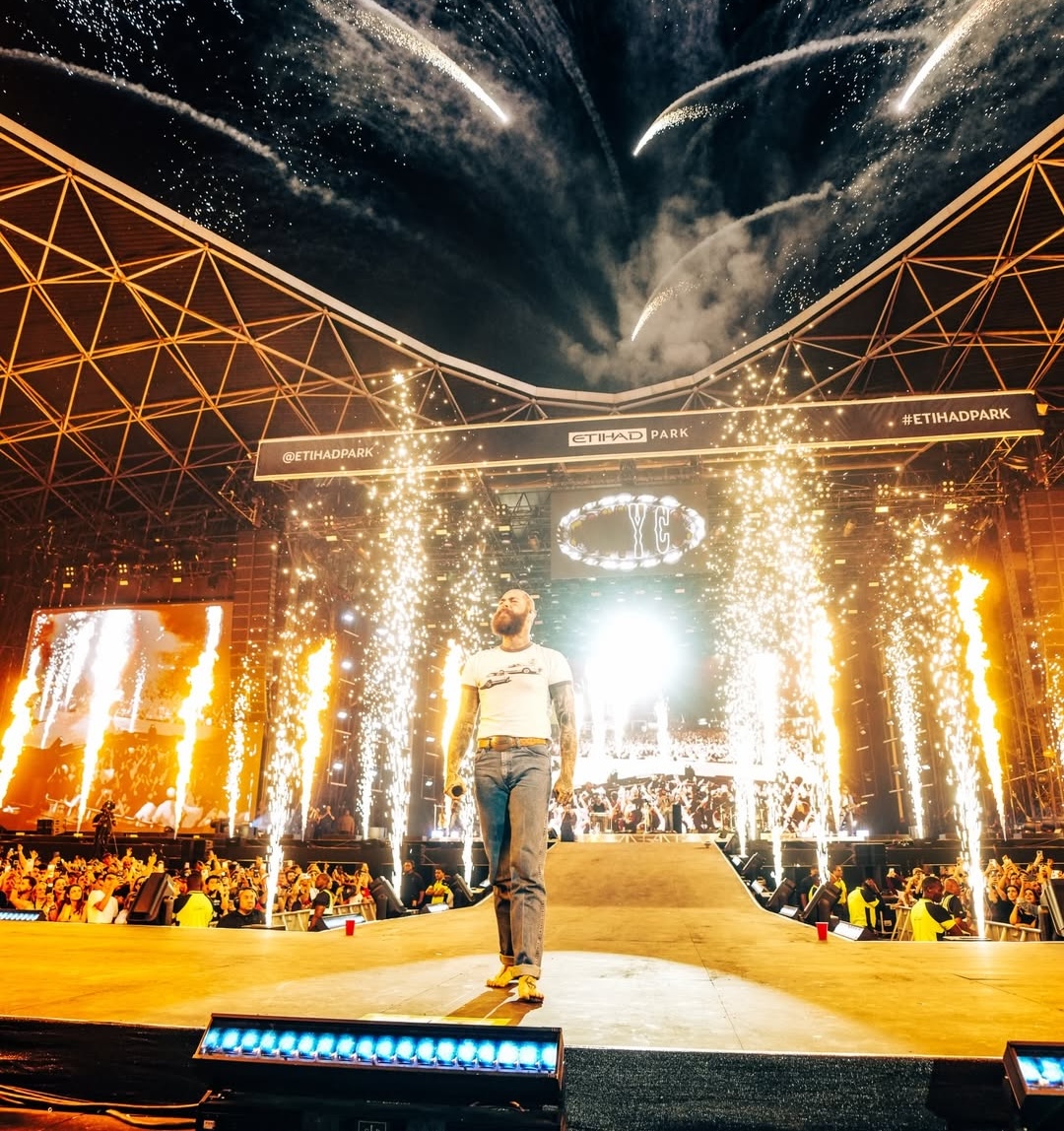 post malone concert in malaysia - stage