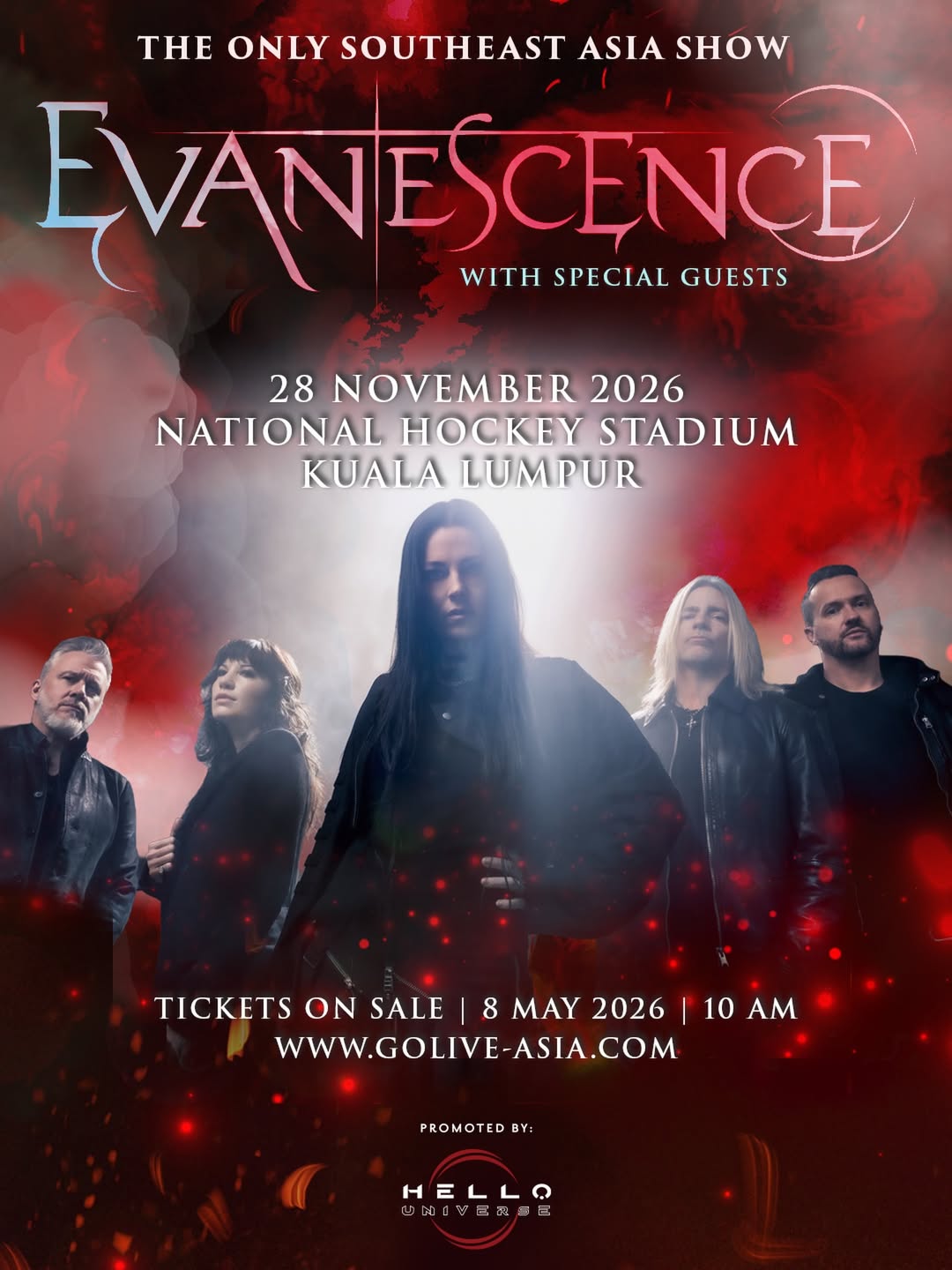 Evanescence Malaysia concert
