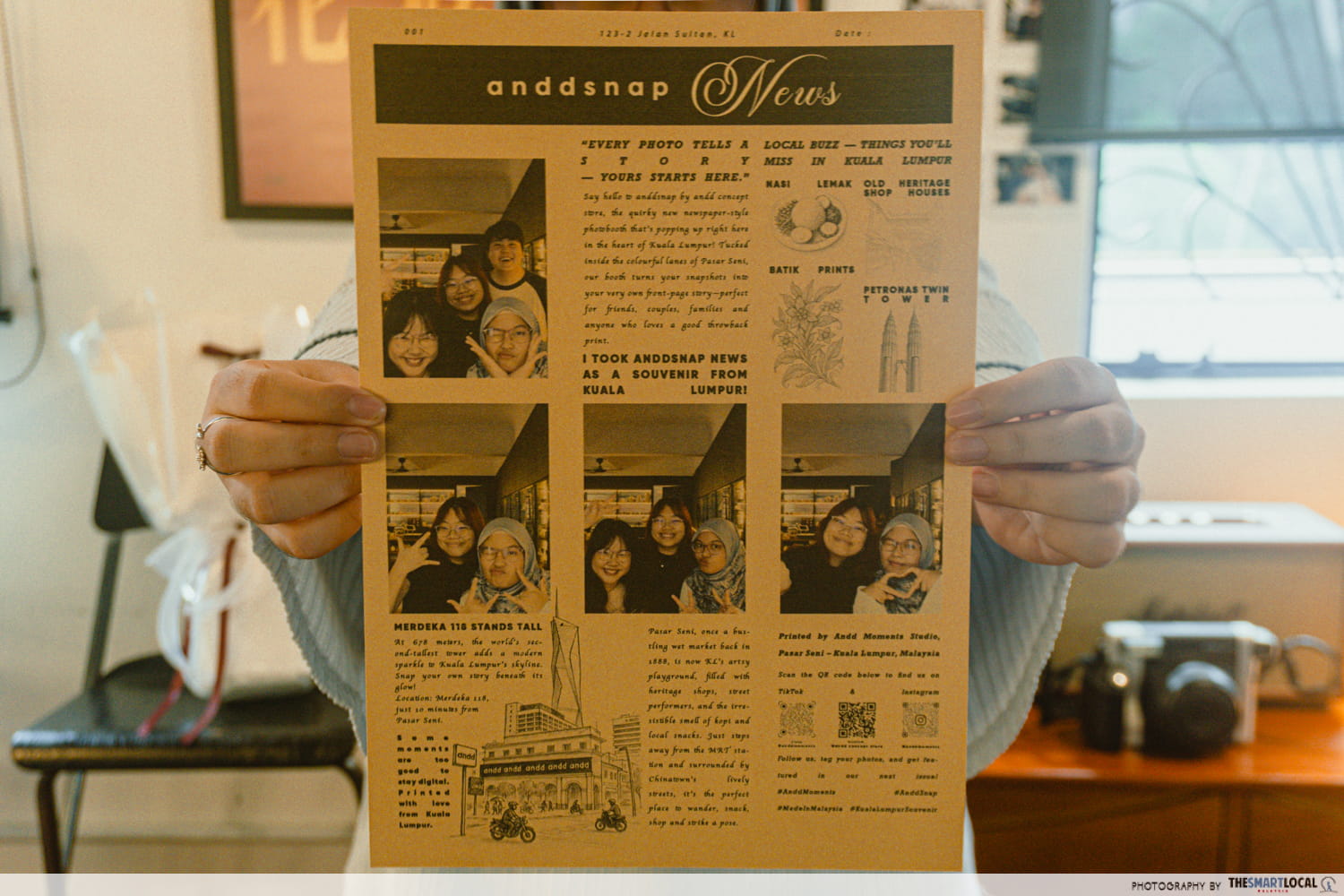 aand moments studio - newspaper