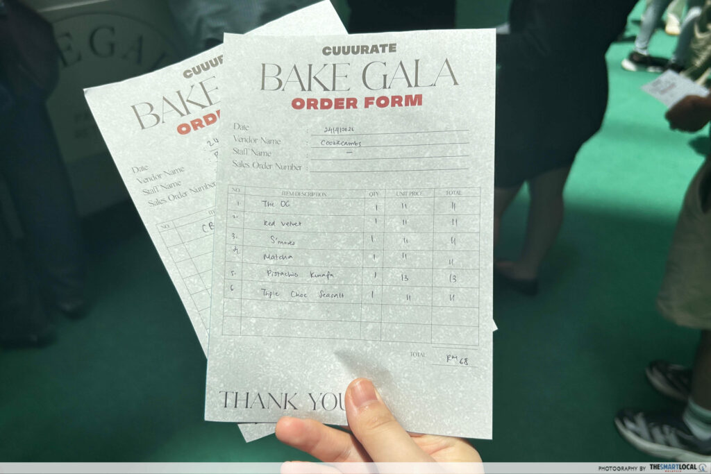 Bake Gala: payment