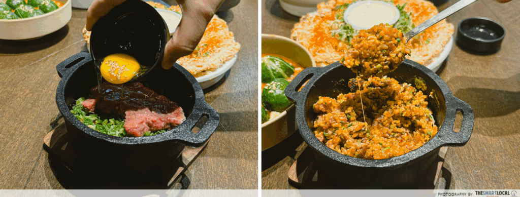 Jung Hee-Wagyu Beef Kimchi Fried Hot-pot Rice