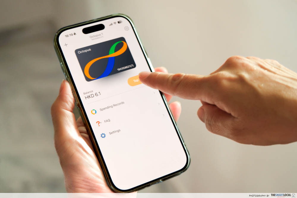 budget hong kong - octopus card