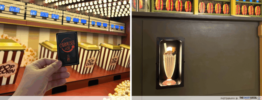 Carousel & Co. - Card and drinks slot