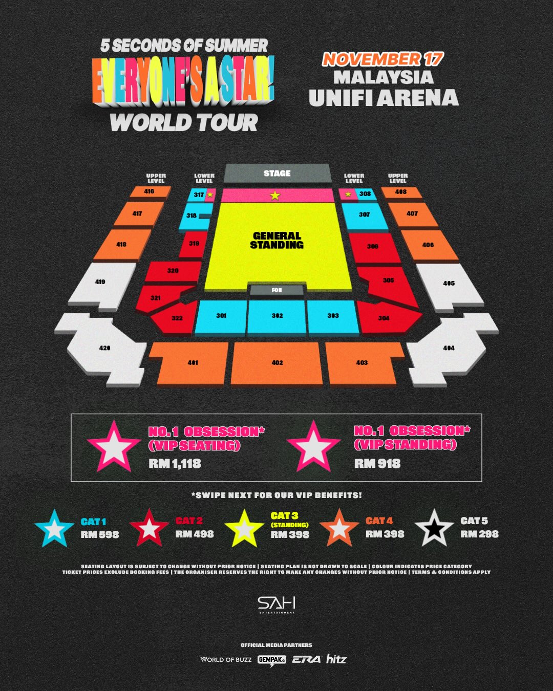 5SOS concert Malaysia