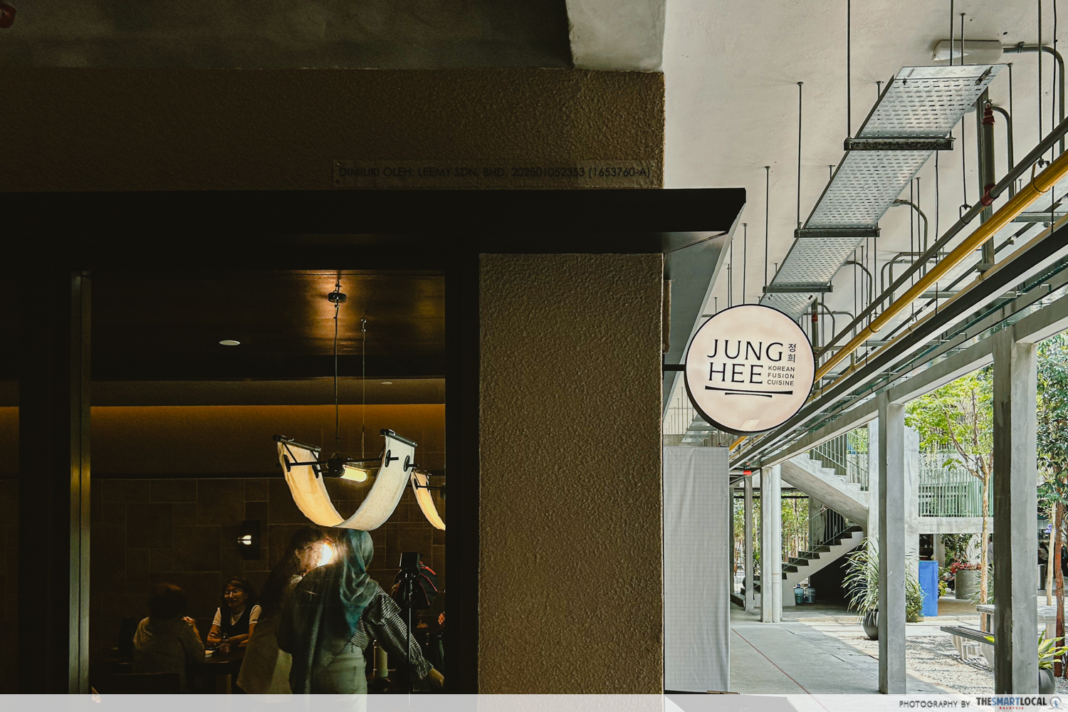 junghee at the campus, ampang - entrance