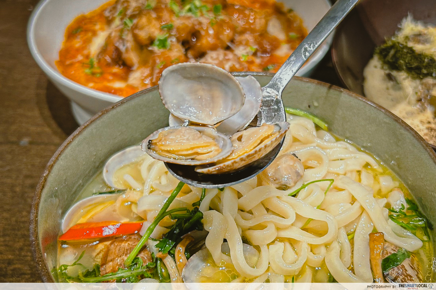 junghee at the campus, ampang - clams