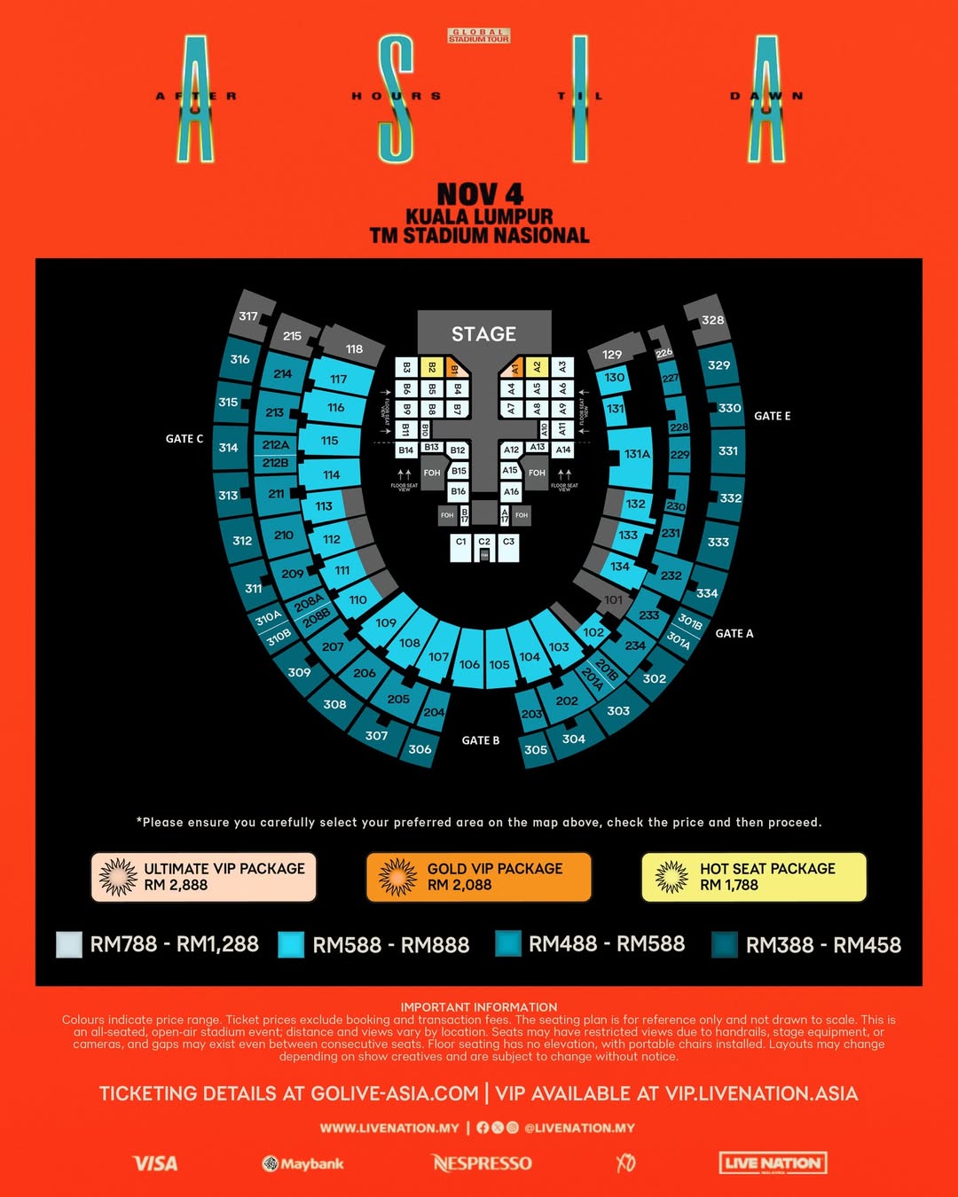 The Weeknd concert Malaysia
